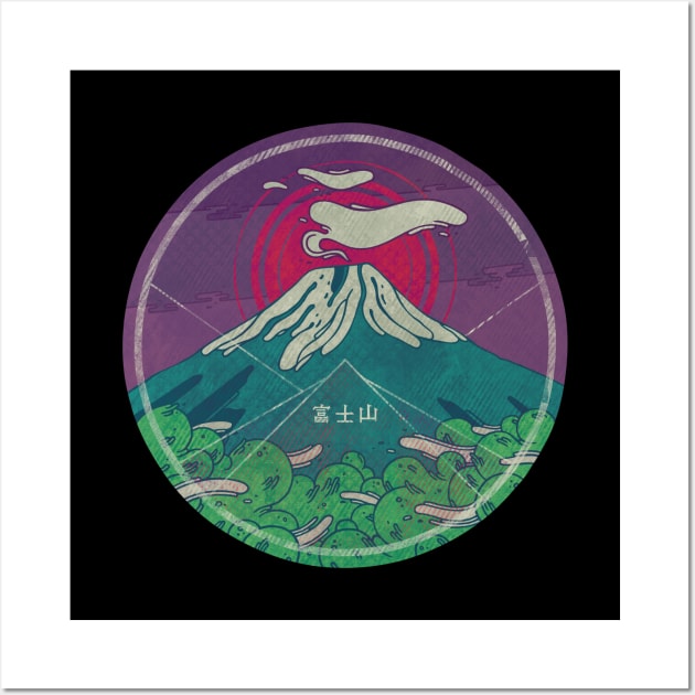 Mt. Fuji Wall Art by againstbound